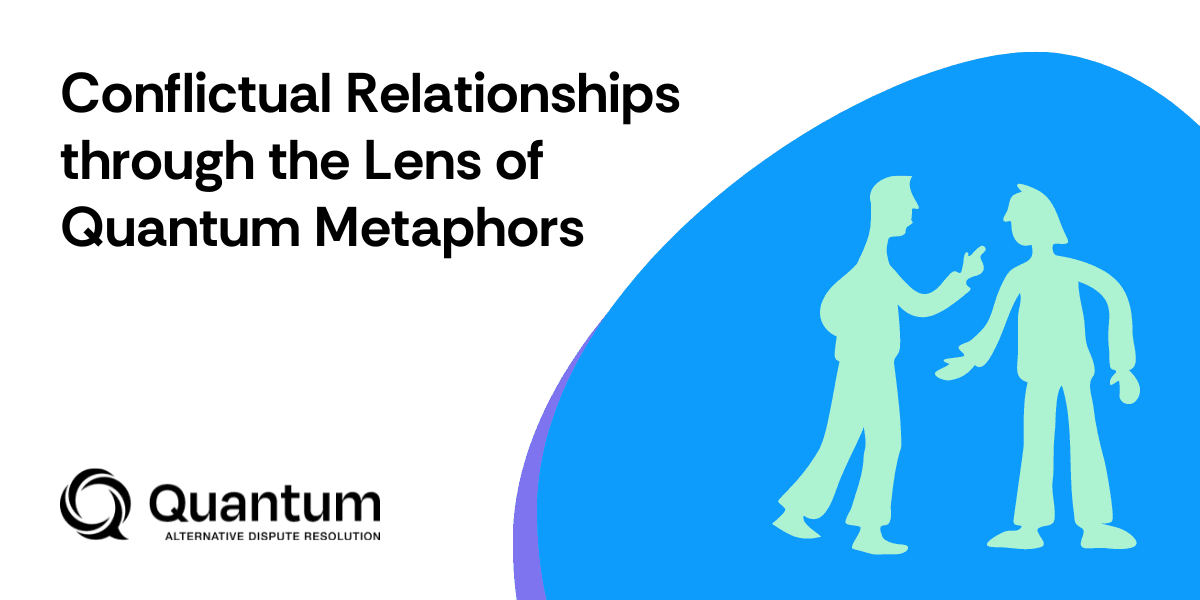 Conflictual Relationships through the Lens of Quantum Metaphors